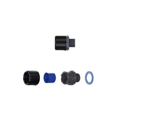 Suojaletkuliitin Flexicon Muovi HF FPAU34-M32B Musta 10kpl - KarelianStore