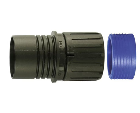 Suojaletkuliitin Flexicon Muovi HF FPAX16-R21B Musta 5kpl - KarelianStore