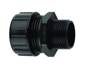 Suojaletkuliitin Flexicon Muovi MPD-20-PG16B Musta 10kpl - KarelianStore