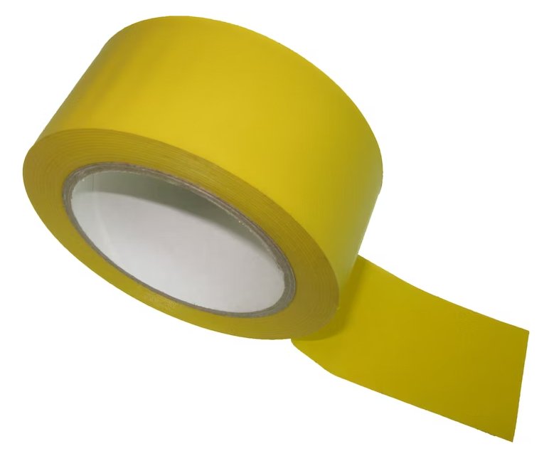 Suojateippi Stokvis 50mm 33m Uritettu Keltainen - KarelianStore