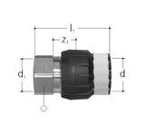 Suoraliitin Sanipex MT GF Kompo SK 20x1/2 PM - KarelianStore