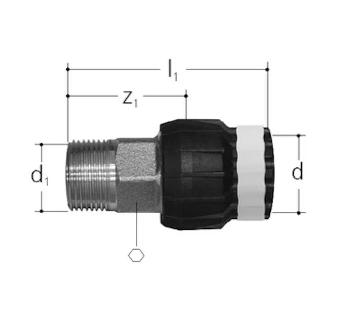 Suoraliitin Sanipex MT GF Kompo UK 32x1 PM - KarelianStore