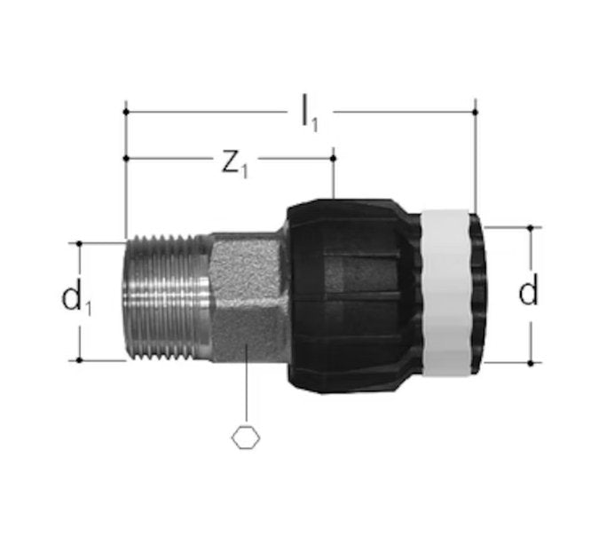 Suoraliitin Sanipex MT GF Kompo UK 63x2 PM - KarelianStore