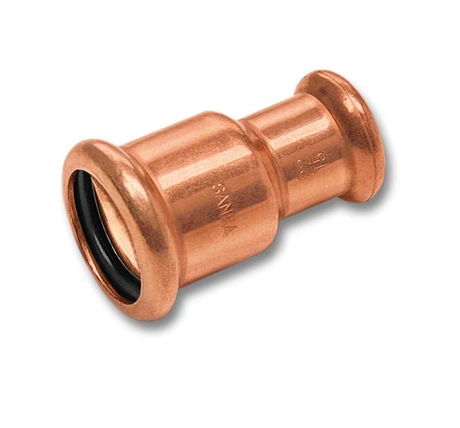 Supistusmuhvi Sanha Puristus S/S Cu 28x15 - KarelianStore