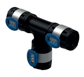 T-haaraliitin Geberit Flowfit Kompo 25x25x25 PPSU - KarelianStore