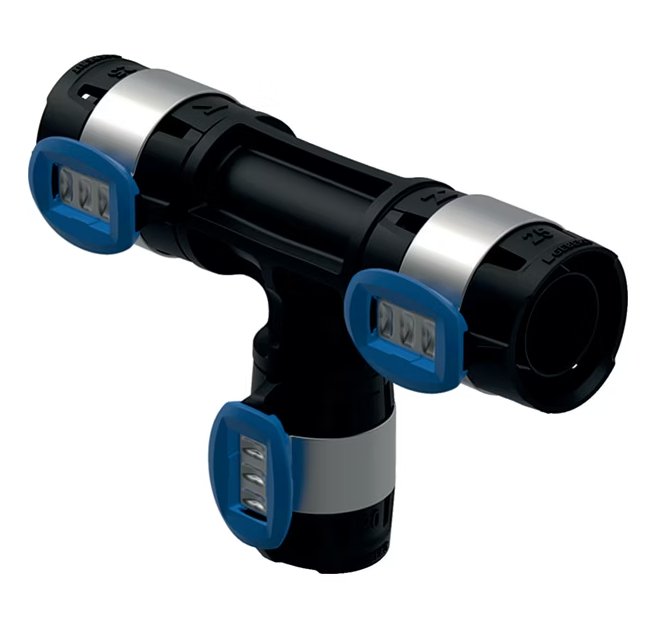 T-haaraliitin Geberit Flowfit Kompo 32x16x32 PPSU - KarelianStore