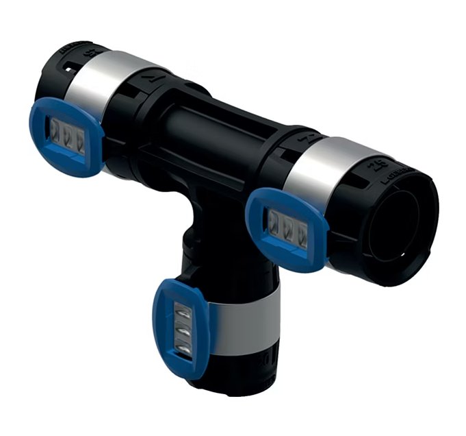 T-haaraliitin Geberit Flowfit Kompo 32x25x25 PPSU - KarelianStore