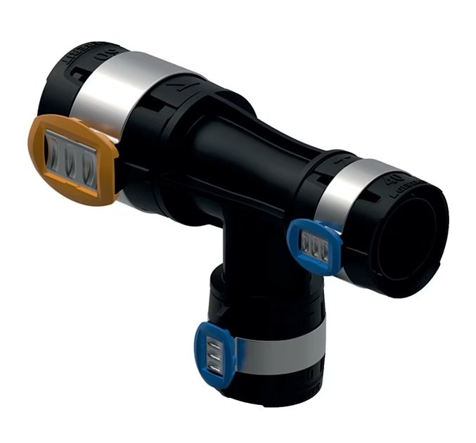 T-haaraliitin Geberit Flowfit Kompo 50x40x40 PPSU - KarelianStore