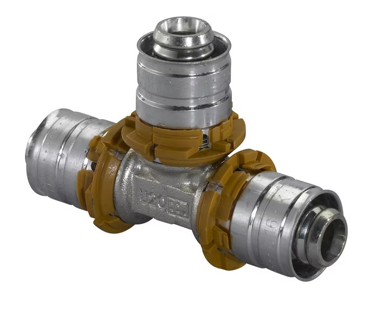 T-haaraliitin Uponor Kompo 40x40x40 DR - KarelianStore