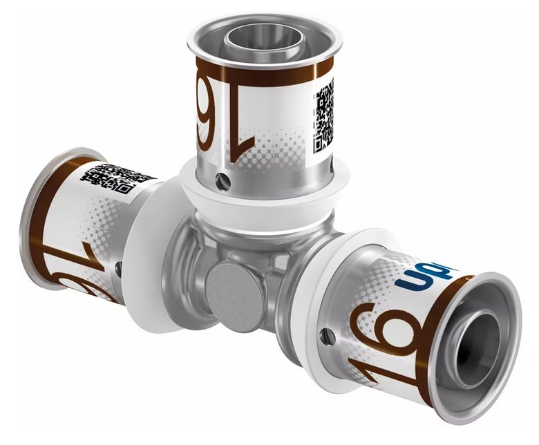 T-haaraliitin Uponor Kompo S-Press Plus 16x16x16 DR - KarelianStore