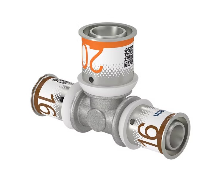 T-haaraliitin Uponor Kompo S-Press Plus 16x20x16 DR - KarelianStore