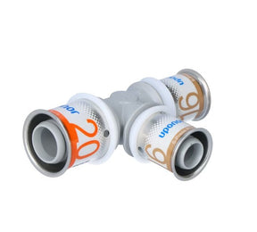 T-haaraliitin Uponor Kompo S-Press Plus 20x16x16 PPSU - KarelianStore