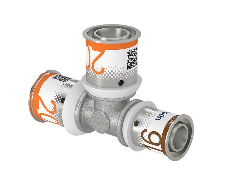 T-haaraliitin Uponor Kompo S-Press Plus 20x20x16 DR - KarelianStore