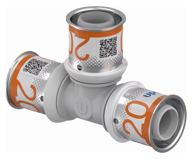 T-haaraliitin Uponor Kompo S-Press Plus 20x20x20 PPSU - KarelianStore