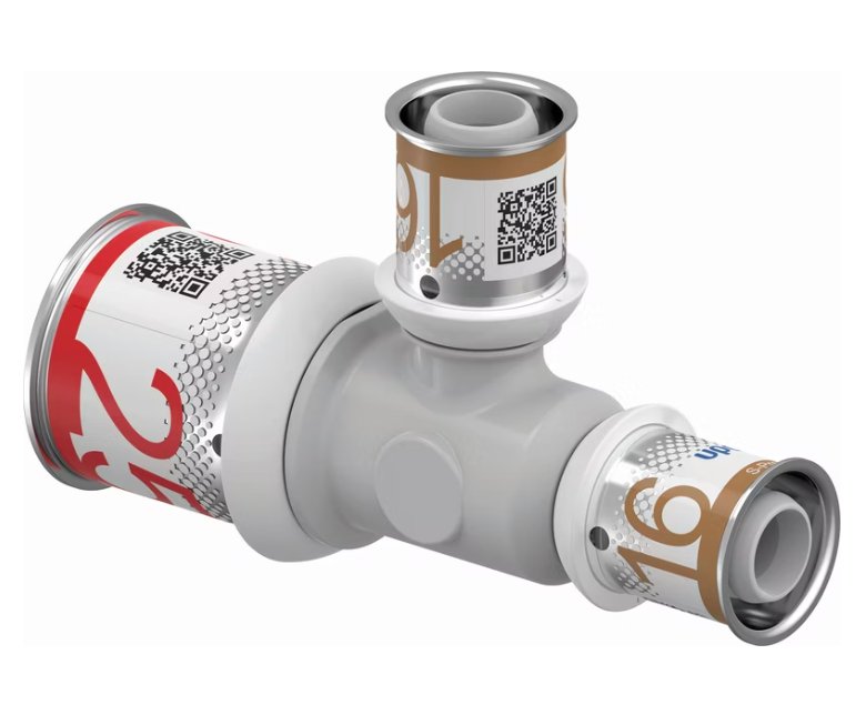 T-haaraliitin Uponor Kompo S-Press Plus 25x16x16 PPSU - KarelianStore