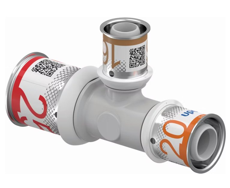 T-haaraliitin Uponor Kompo S-Press Plus 25x16x20 PPSU - KarelianStore