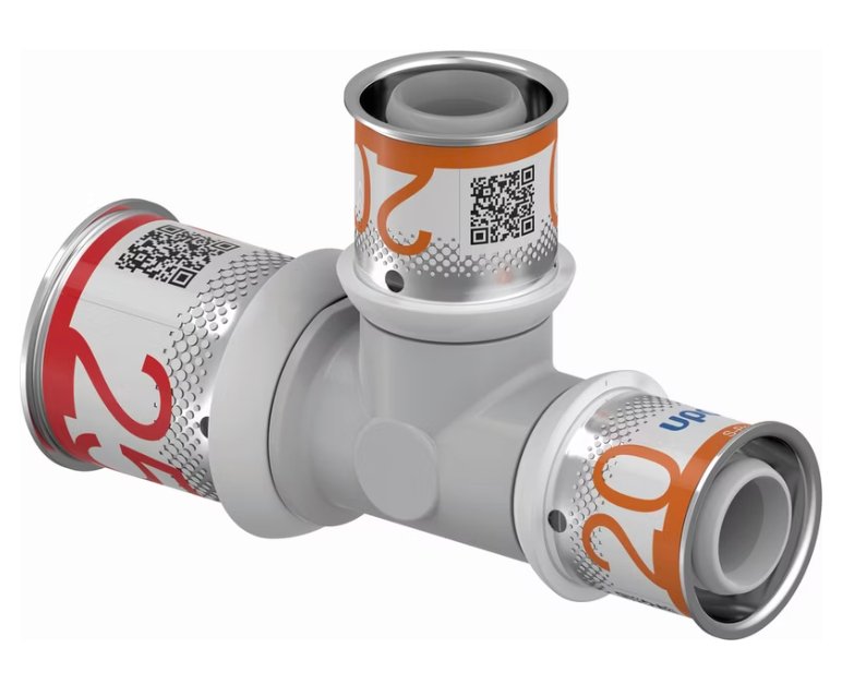 T-haaraliitin Uponor Kompo S-Press Plus 25x20x20 PPSU - KarelianStore