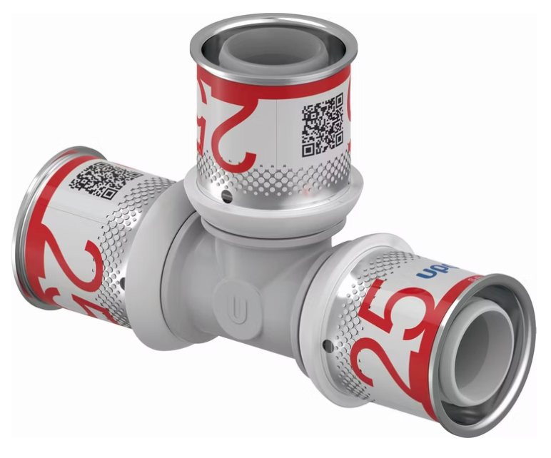 T-haaraliitin Uponor Kompo S-Press Plus 25x25x25 PPSU - KarelianStore