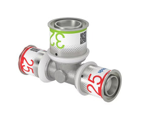 T-haaraliitin Uponor Kompo S-Press Plus 25x32x25 DR - KarelianStore