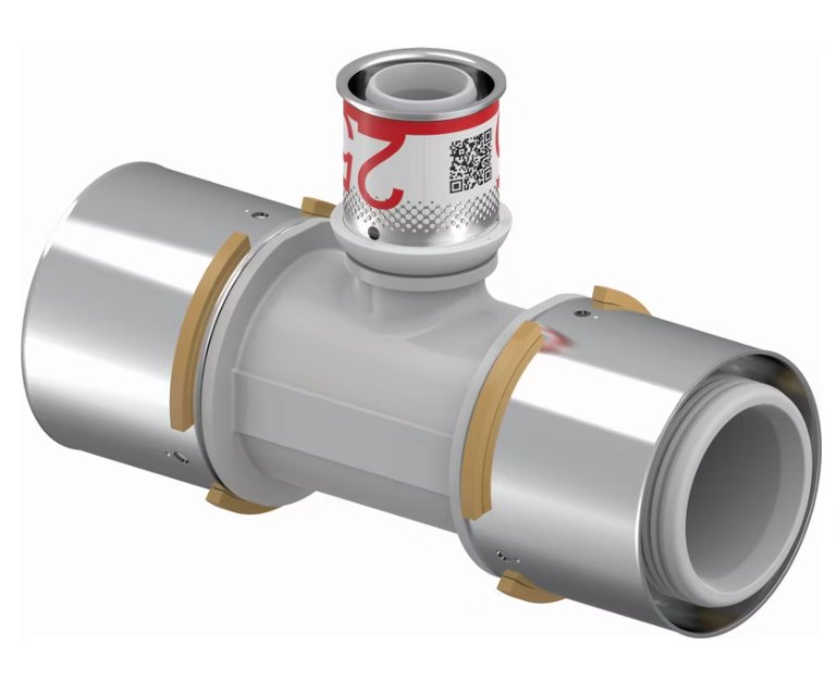 T-haaraliitin Uponor Kompo S-Press Plus 50x25x50 PPSU - KarelianStore