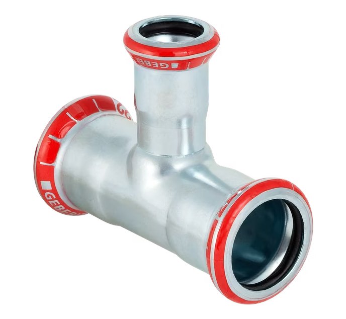 T-supistusyhde Geberit Mapress Puristus Zn 108x54x108 - KarelianStore