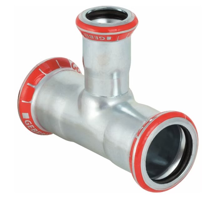 T-supistusyhde Geberit Mapress Puristus Zn 15x12x15 - KarelianStore