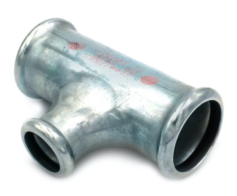 T-Supistusyhde RM Puristus Zn 22x15x22 - KarelianStore