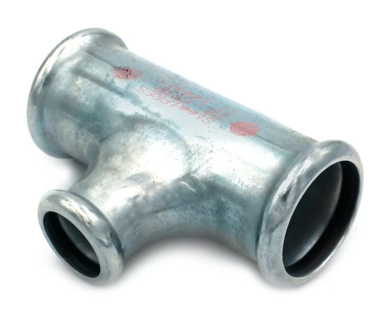 T-Supistusyhde RM Puristus Zn 76.1x22x76.1 - KarelianStore