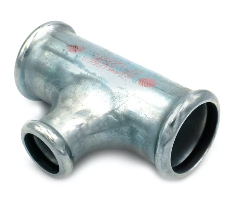 T-Supistusyhde RM Puristus Zn 88.9x28x88.9 - KarelianStore