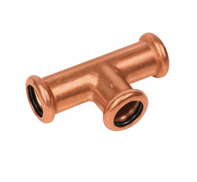 T-supistusyhde Sanha Puristus Cu 28x15x28 - KarelianStore