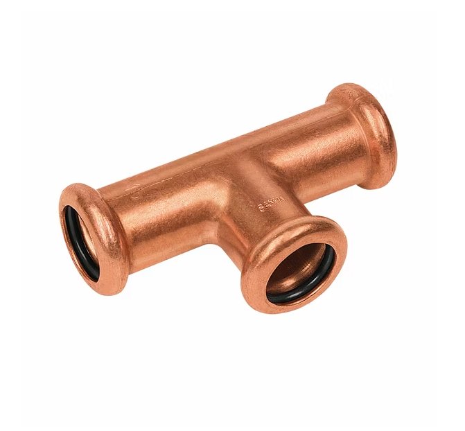 T-supistusyhde Sanha Puristus Cu 35x22x35 - KarelianStore