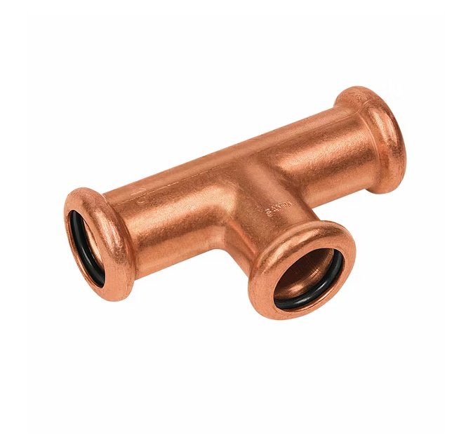 T-supistusyhde Sanha Puristus Cu 54x28x54 - KarelianStore