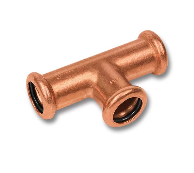 T-supistusyhde Sanha Puristus Cu 76.1x42x76.1 - KarelianStore