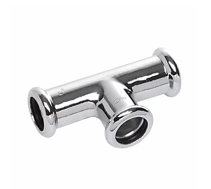 T-supistusyhde Sanha Puristus Cu Kromi 12x15x12 - KarelianStore