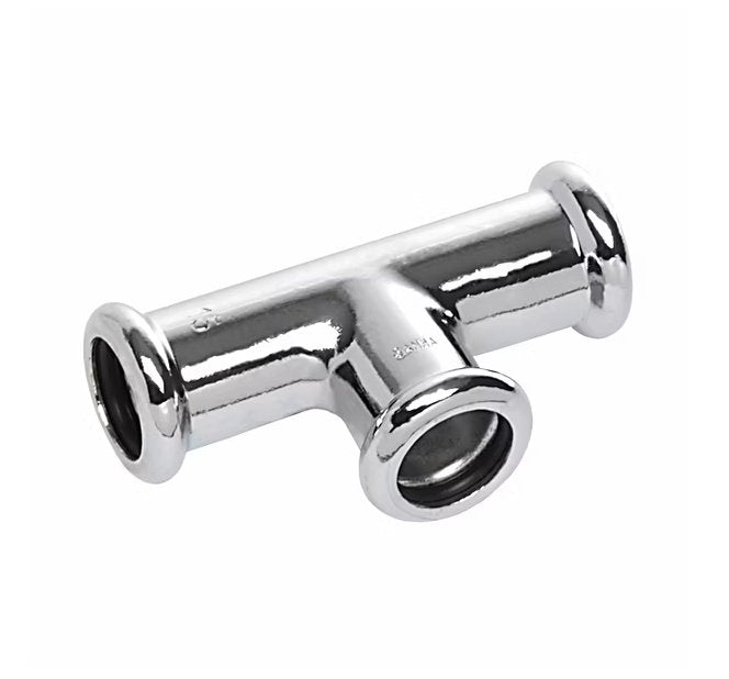 T-supistusyhde Sanha Puristus Cu Kromi 22x18x22 - KarelianStore