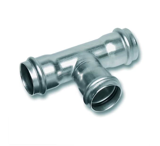 T-supistusyhde Sanha Puristus HST 22x18x22 - KarelianStore