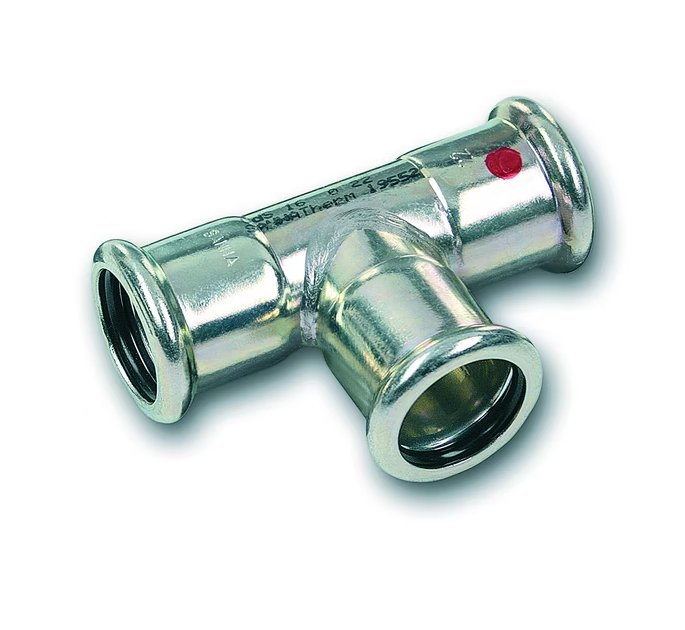 T-supistusyhde Sanha Puristus Zn 15x12x15 - KarelianStore