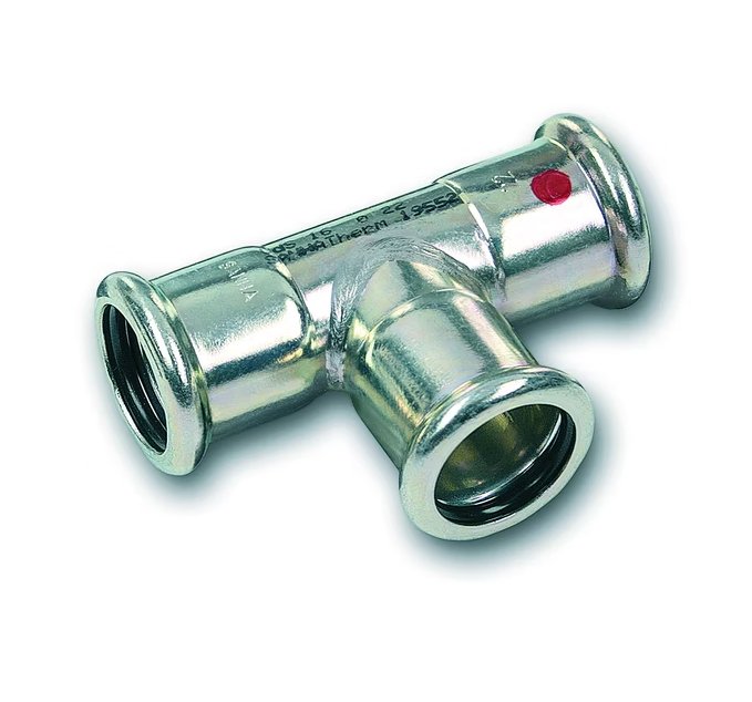 T-supistusyhde Sanha Puristus Zn 35x28x35 - KarelianStore