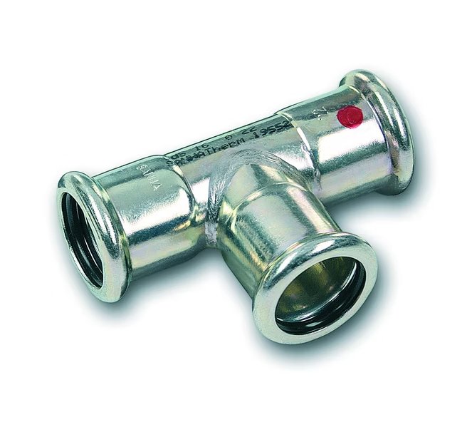 T-supistusyhde Sanha Puristus Zn 42x28x42 - KarelianStore