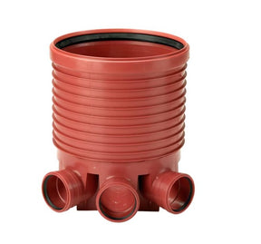 Tarkastuskaivon Pohjaosa Uponor 400x110 Risteävä - KarelianStore