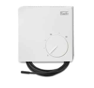 Termostaatti Roth Multi Basicline lattia-anturilla 24V - KarelianStore