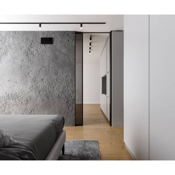 Tuloilmaventtiili Climecon FINO 125 9005 Musta - KarelianStore