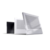 Tuloilmaventtiili Climecon FINO 125 9005 Musta - KarelianStore