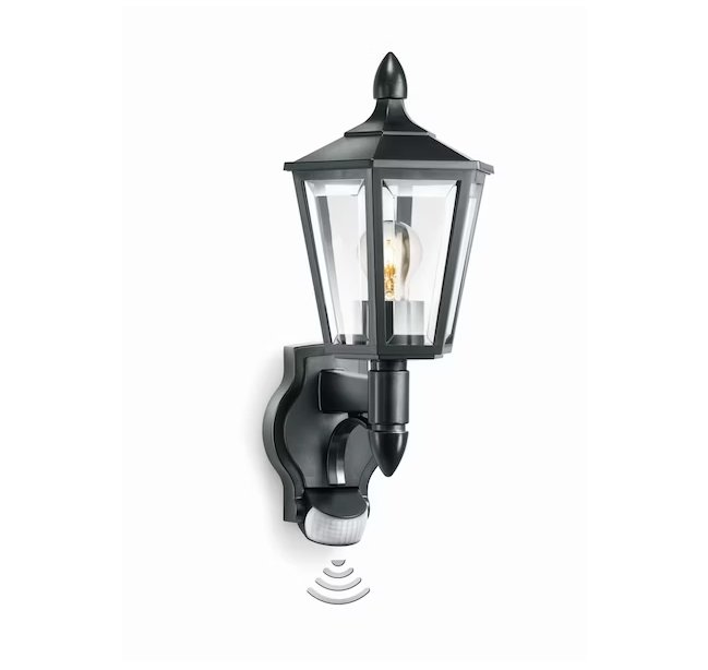 Tunnistinvalaisin Steinel L15 IP44 60W Muovi Musta - KarelianStore