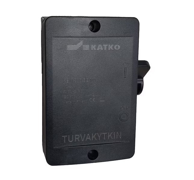 Turvakytkin Katko Vipu KSM 3x16A 400V 7.5kW Musta - KarelianStore