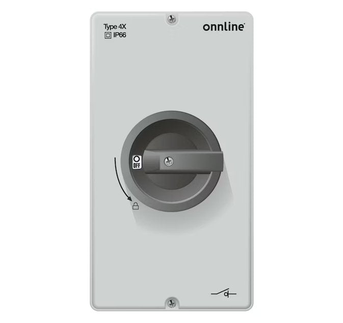 Turvakytkin Onnline ONTK S425 DC 4x25A 1500V IP66 - KarelianStore