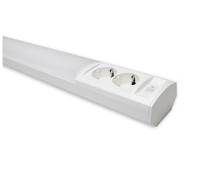 Työpistevalaisin Ensto Ami AL122L 750MM 10W 2os pistorasia - KarelianStore