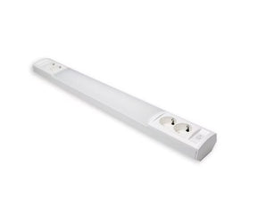 Työpistevalaisin Ensto Ami AL124L 680mm 9W 2x2os pistorasia 2DSO - KarelianStore