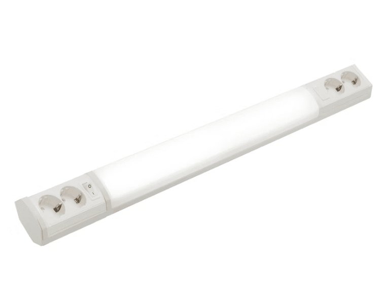 Työpistevalaisin Onnline Onnpoint 8W 880mm 2x2os pistorasialla - KarelianStore