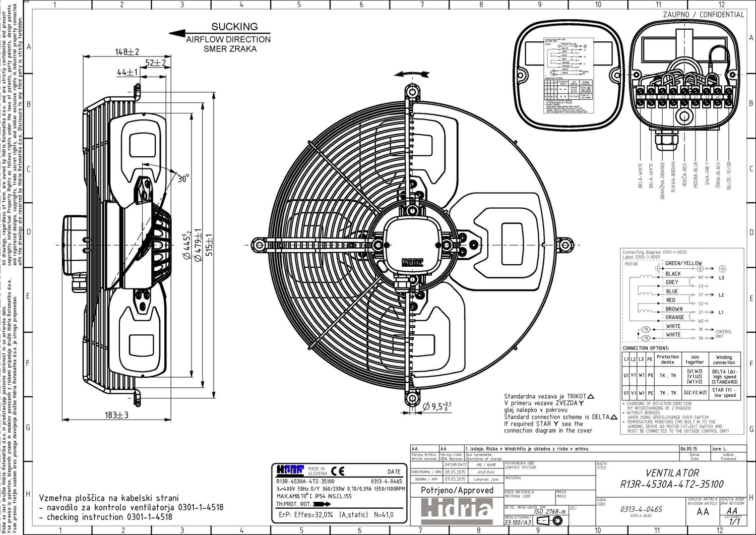 Ulkoroottoripuhallin Onnline R13R-4530HA-4T2-35100 - KarelianStore